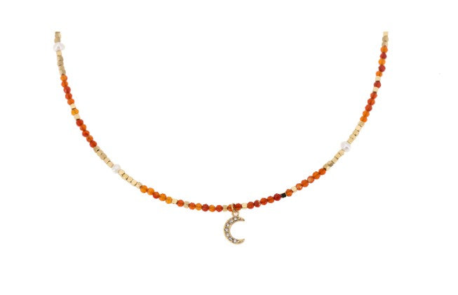 Collana luna pendente