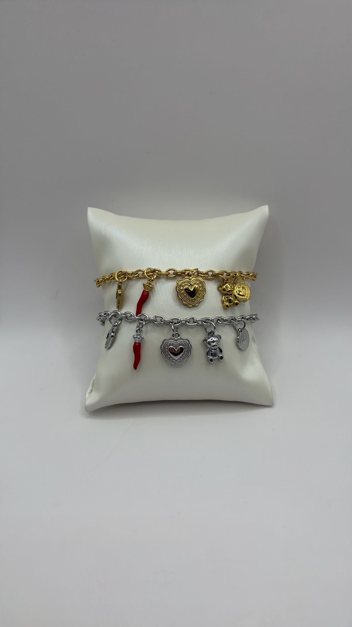 bracciale charms cuore sacro