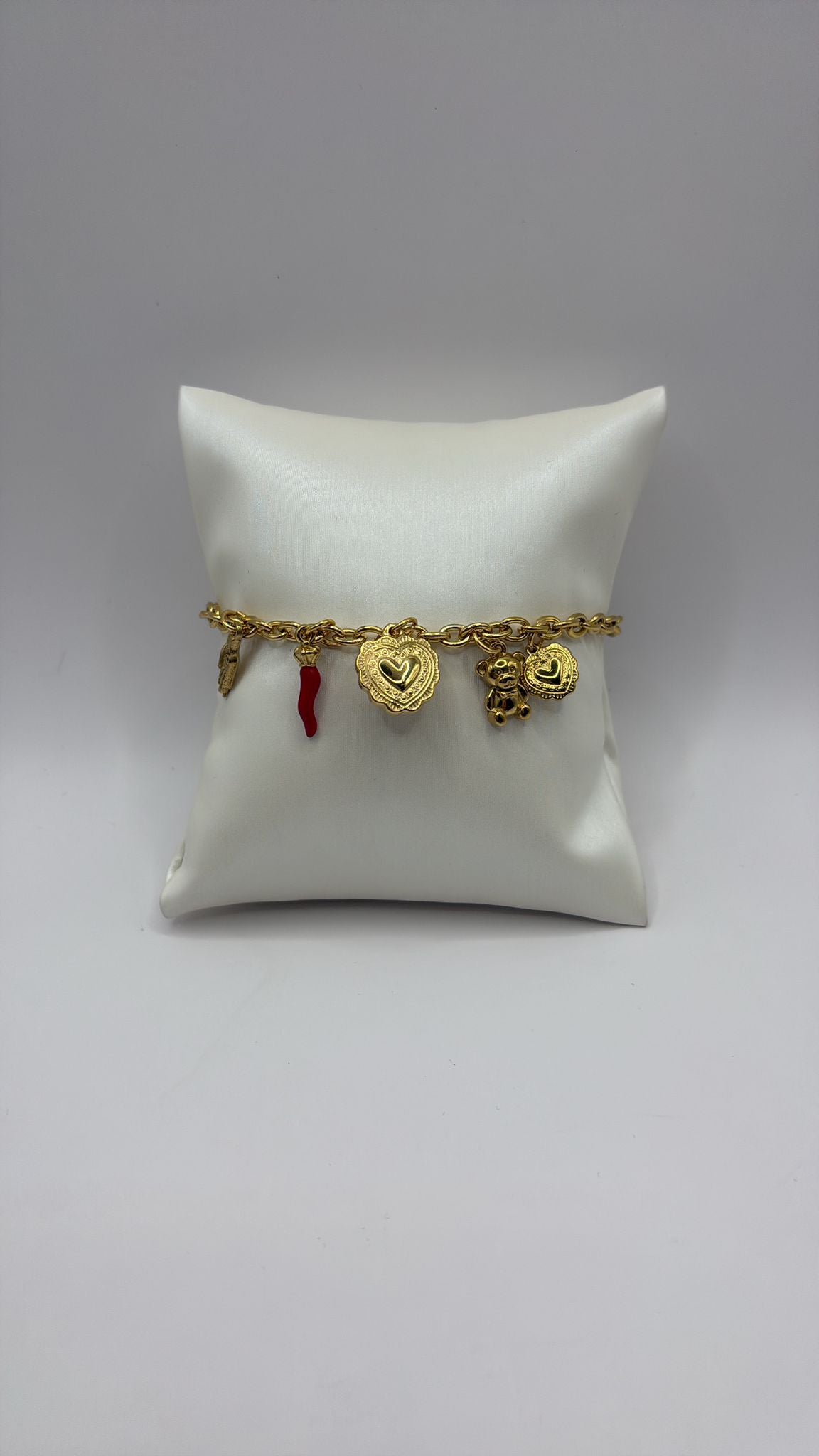bracciale charms cuore sacro