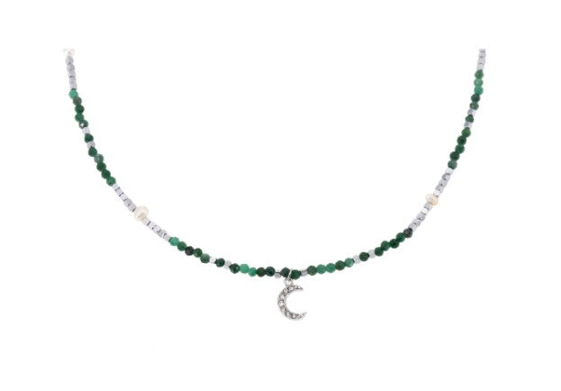 Collana luna pendente