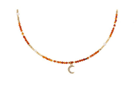 Collana luna pendente