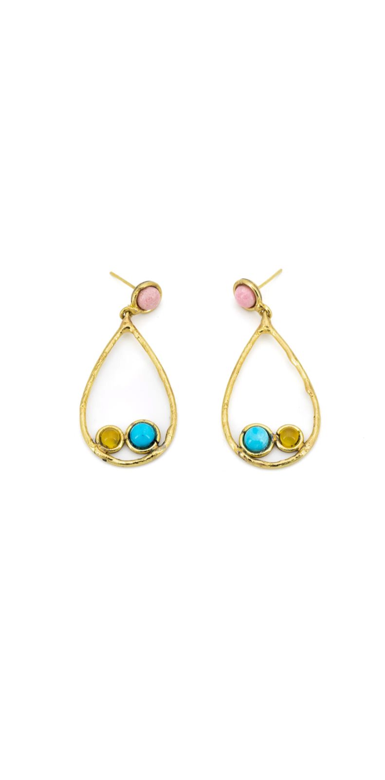 orecchini pietre goccia