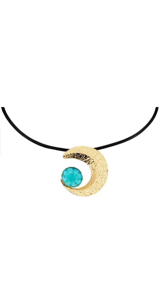 Collana luna resina