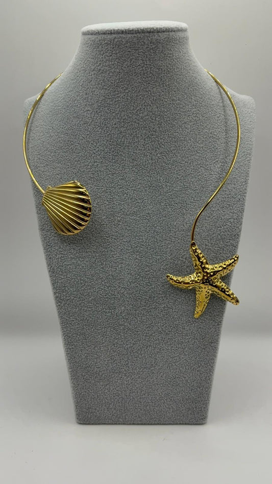 Choker stella marina conchiglia