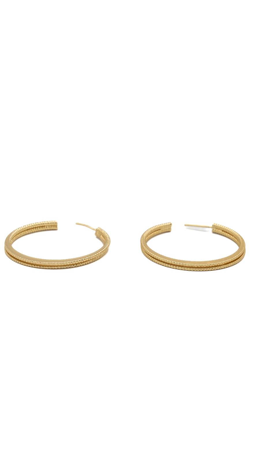 orecchini doppio cerchio