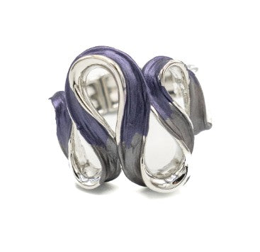 Anello serpentino viola